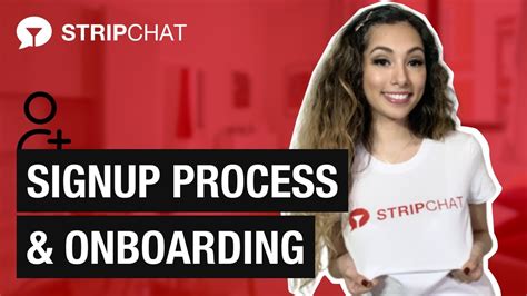 stripchat model register|Signup process and onboarding .